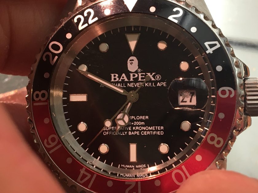 A BATHING APEの腕時計”BAPEX” – 時計修理専門サイト
