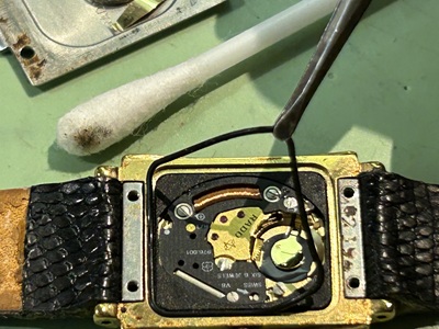 RADO 電池交換作業(電池周辺の確認)