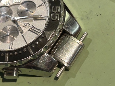 時計ラグ(取付部)まわりの確認