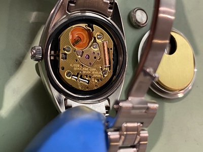 作業前のGS(グランドセイコー)外装チェック