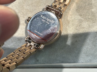 kape spade の裏蓋(仕上げ確認)