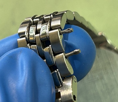 ベルト調整の作業