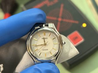 メンテナンスが完了した時計