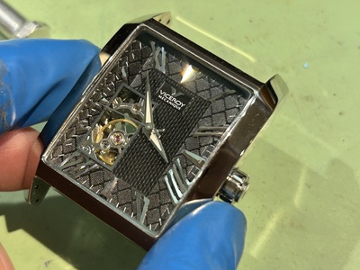 メンテナンス後の時計の全体像