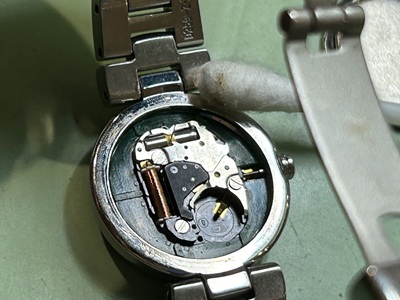 綿棒にてお掃除