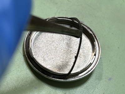 パッキンを取りはがし状態チェック