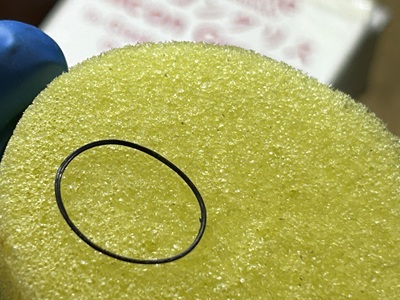 パッキンのシリコングリース処理