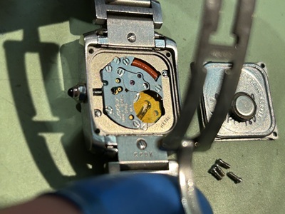 カルティエ 内部ムーブメント