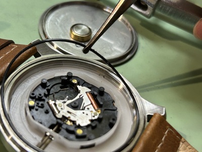 電池を外した状態