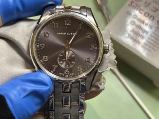 電池交換後のHAMILTON 正面外観（仕上げ後）
