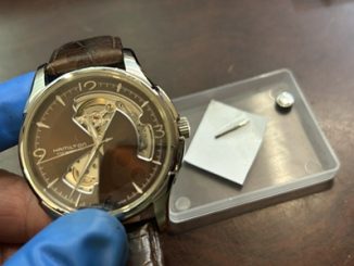 竜頭修理後のHAMILTON外観（動作確認）