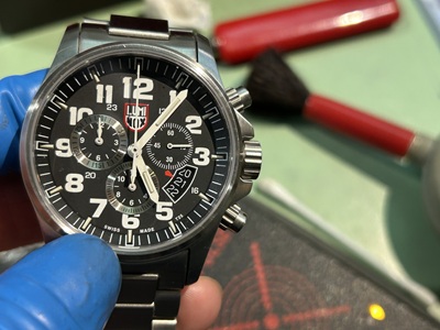 電池交換とメンテナンスが完了したルミノックス