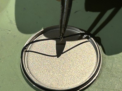 ピンセットでパッキンを取りだし状態チェック