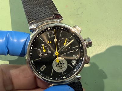 ご相談でお持ち込みいただいたルイ・ヴィトンの腕時計（タンブール LOUIS VUITTON CUP）